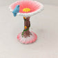 Flower bird bath fairy garden accessories fairy garden decor