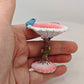 Flower bird bath fairy garden accessories fairy garden decor