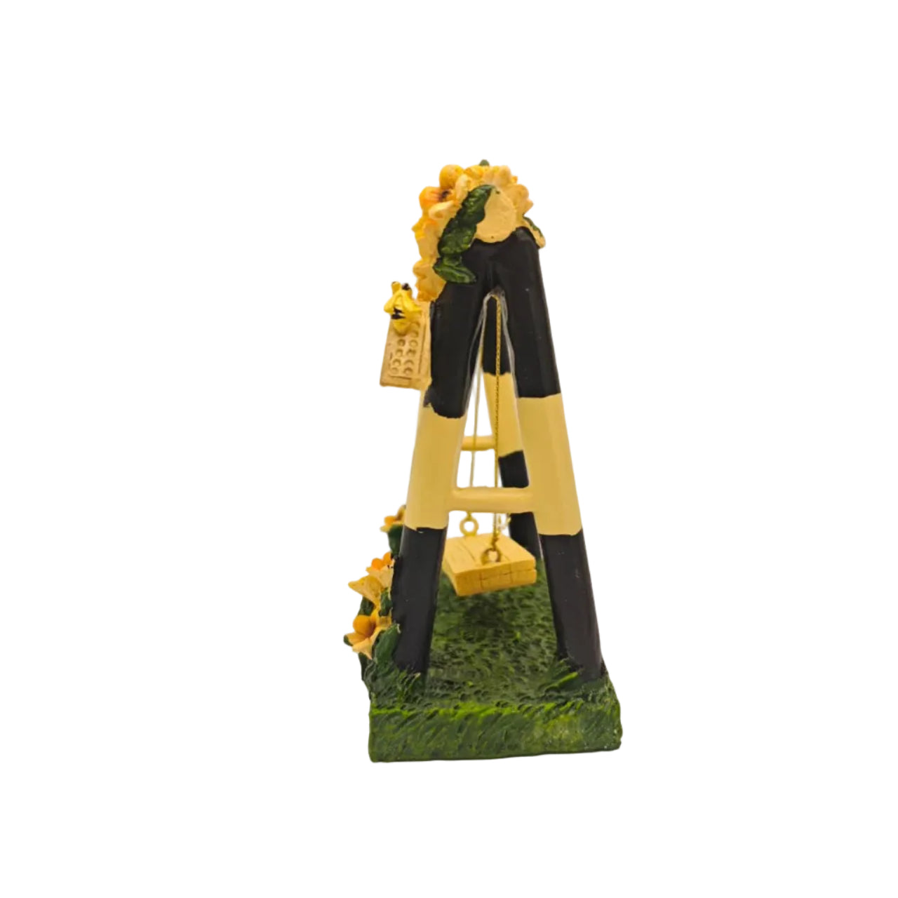 Fairy Garden Accessories Swing with flowers