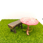 Fairy Garden Accessories Rose Table and chair