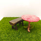 Fairy Garden Accessories Rose Table and chair