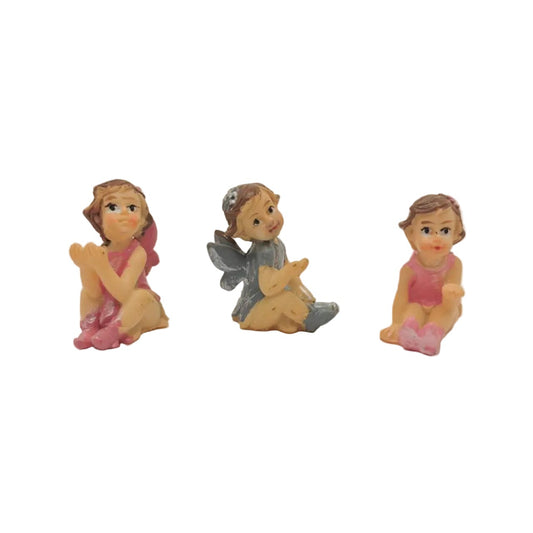 Miniature Fairy Garden Figurines Fairies– Enchanted Fairy Sitting Decor
