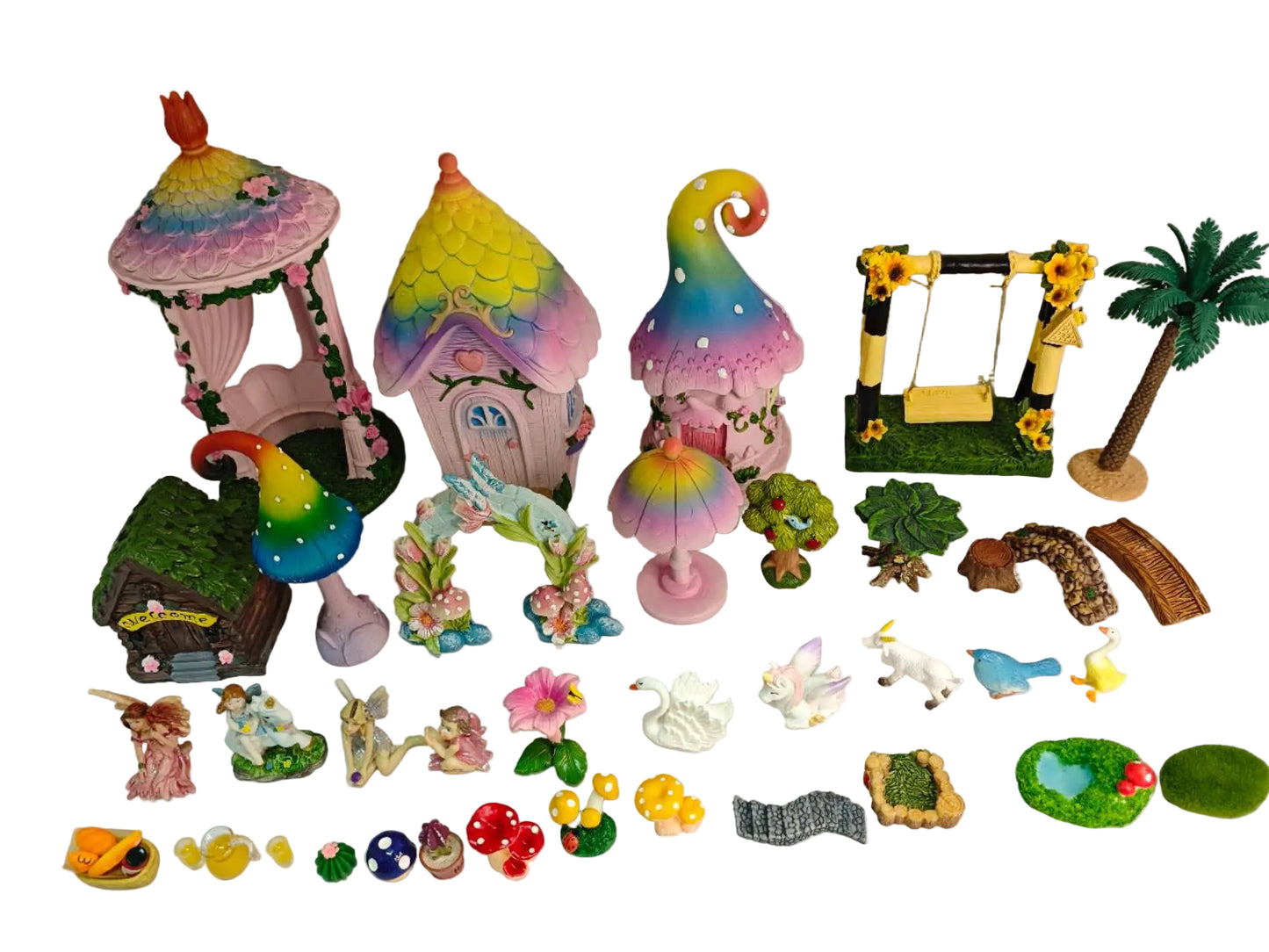 Deluxe Fairy Garden Kits (38 Pcs)