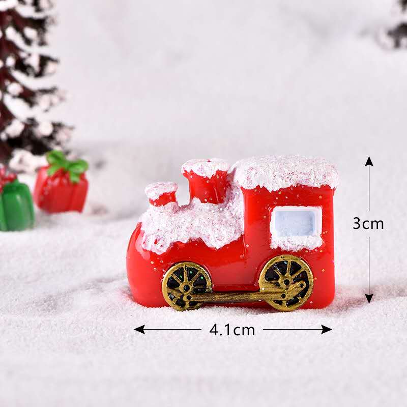 Christmas Train Fairy Garden Accessories