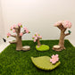 Fairy garden accessories Blossom tree leaf