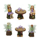 Fairy garden kits Figurines fairy with teapot