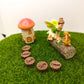 Fairy garden kits fairy with bunny mushroom house