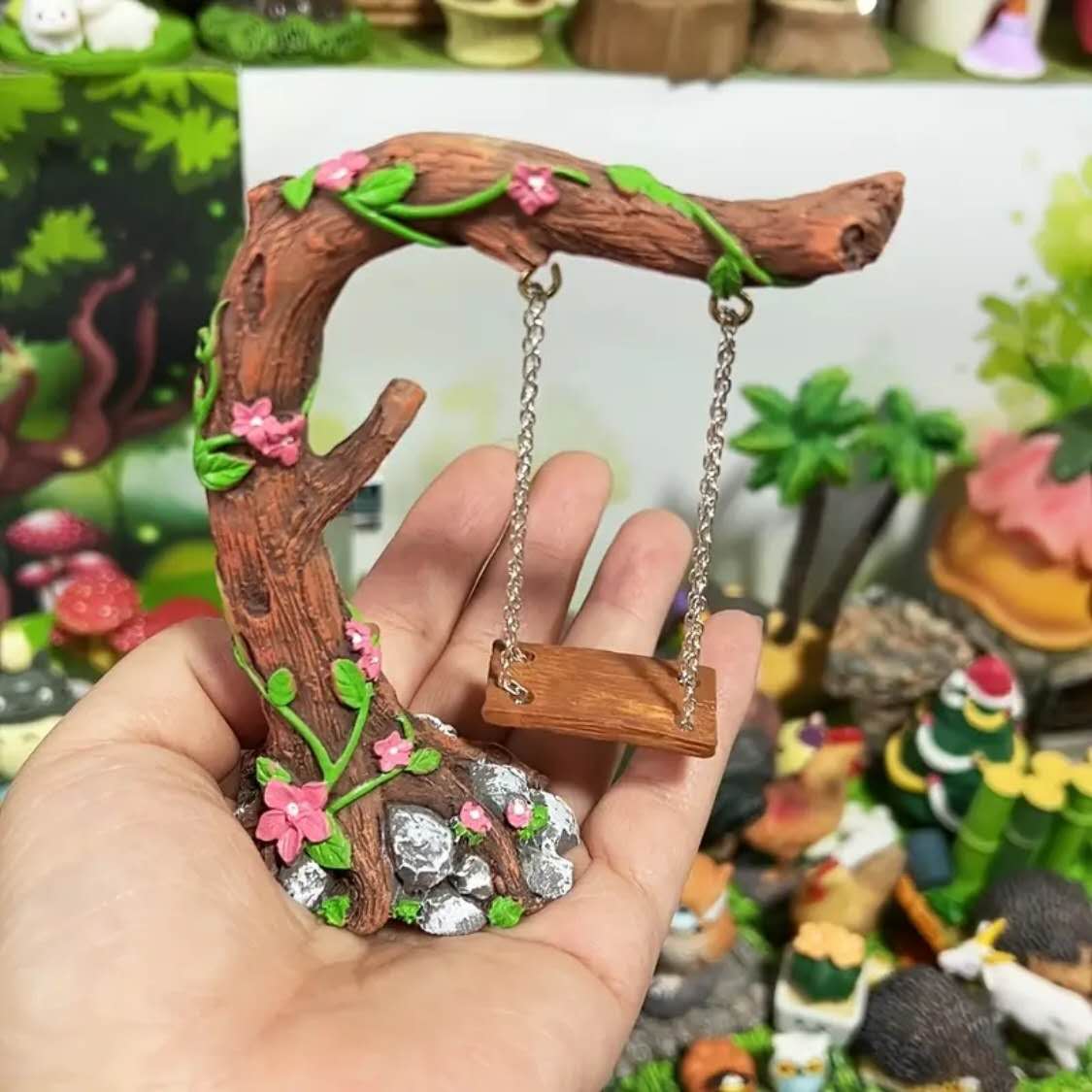Fairy Garden accessories tree swing