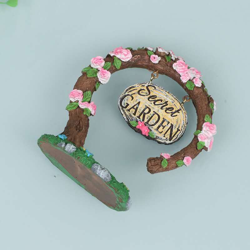 Fairy Garden accessories secret garden archway sign