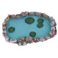 Fairy garden accessories Pond with lily pads