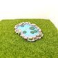 Fairy garden accessories Pond with lily pads