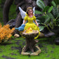 Fairy Garden Figurines Fairy Feeding Birds
