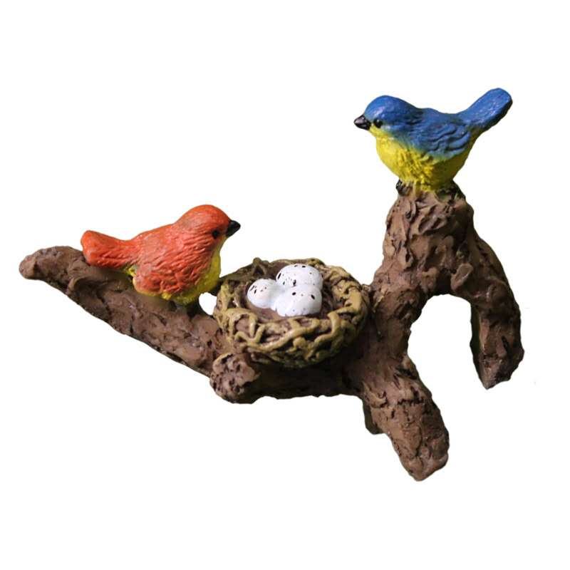 Fairy Garden Accessories Miniature Bird nest Planter Hanger