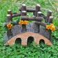 Fairy Garden Accessories Table Chair Bench Bridge Archway Road sign Lamp