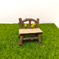 Fairy Garden Accessories Table Chair Bench Bridge Archway Road sign Lamp