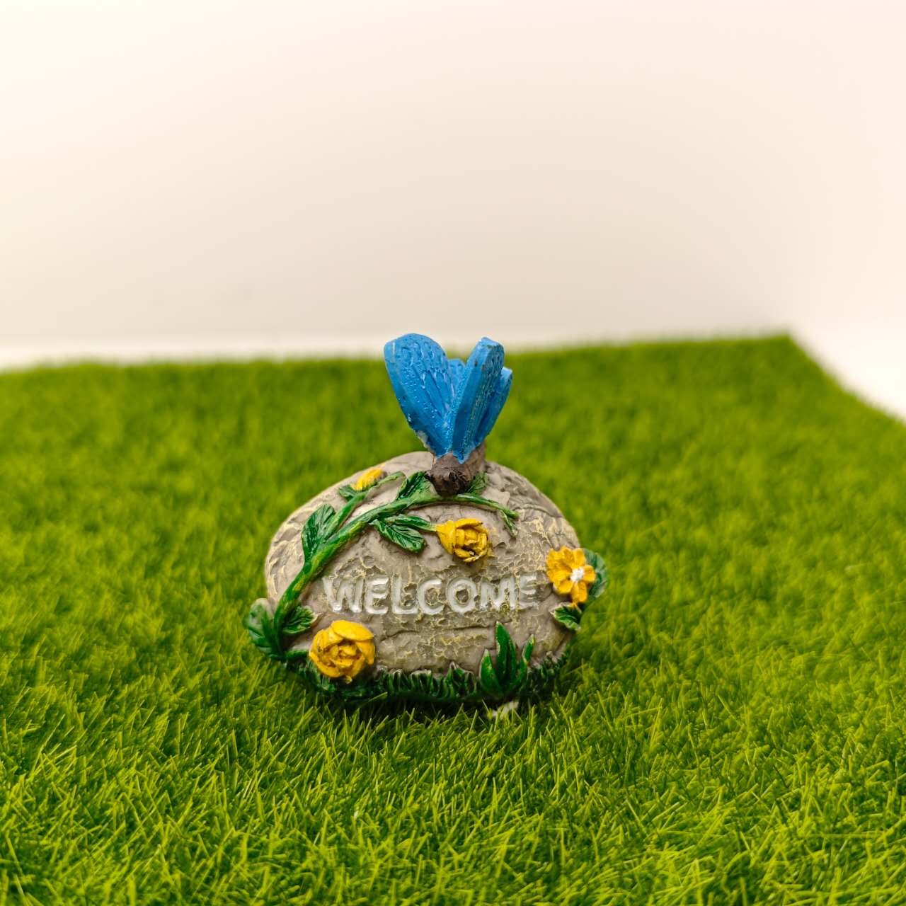 Fairy Garden Accessories Welcome Stone