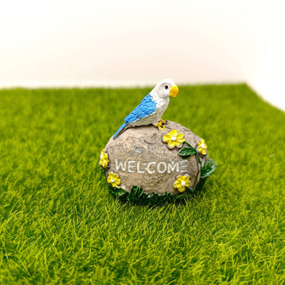 Fairy Garden Accessories Welcome Stone