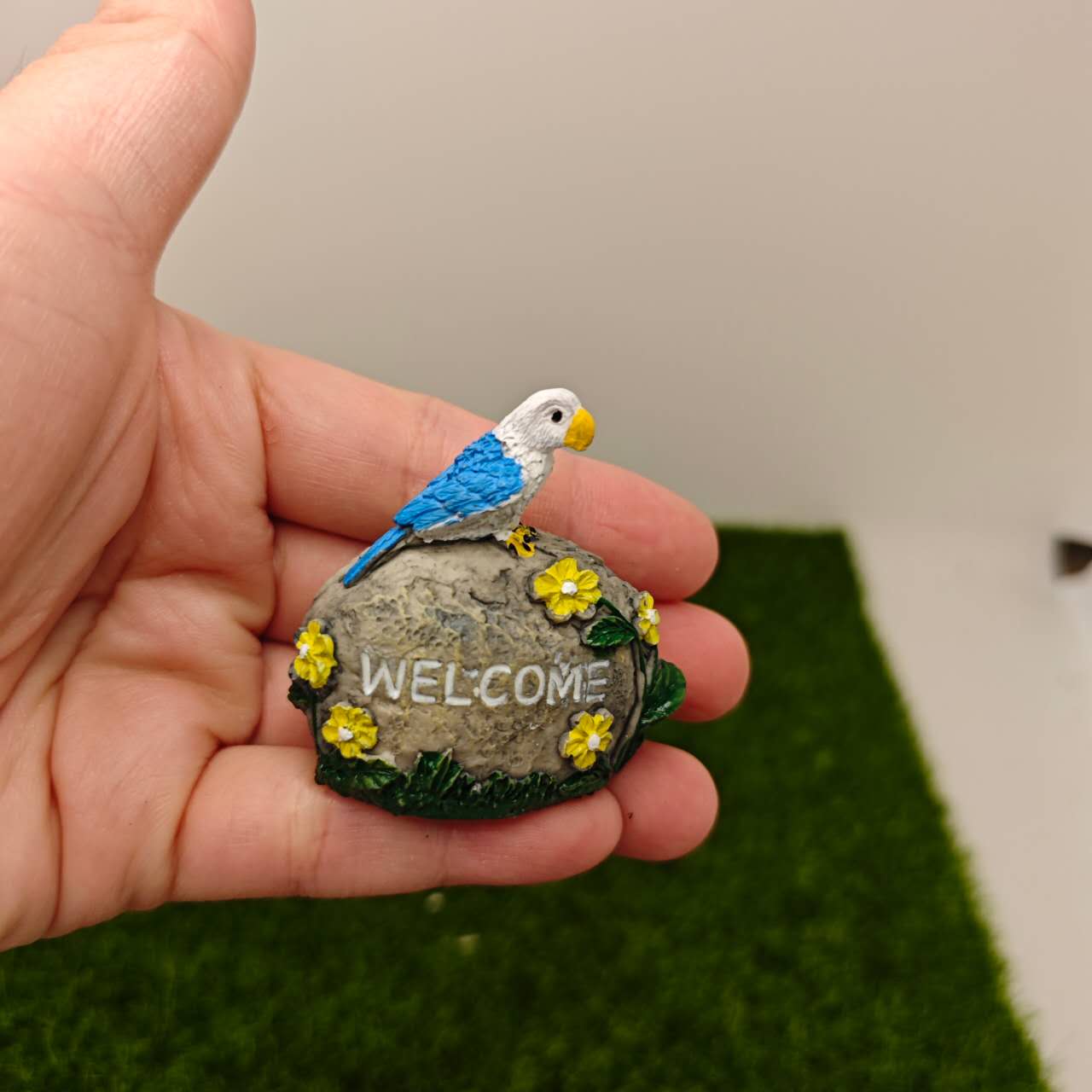 Fairy Garden Accessories Welcome Stone