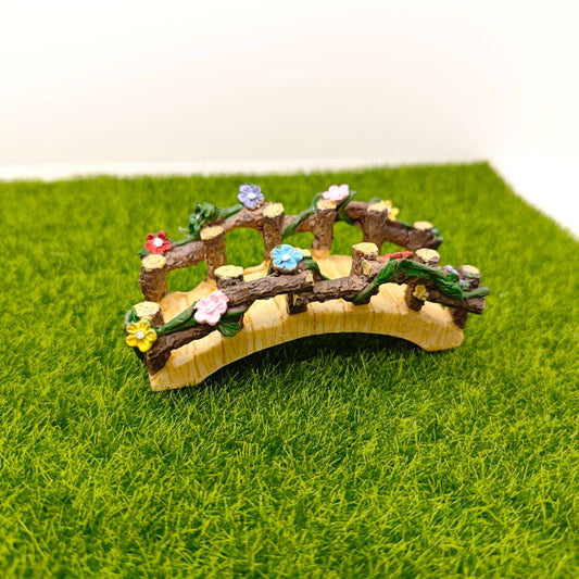 Fairy Garden Accessories Flower Bridge