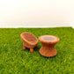 Fairy Garden Accessories Table and Chair