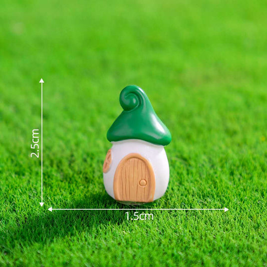 Fairy Garden Accessories Green Mushroom House