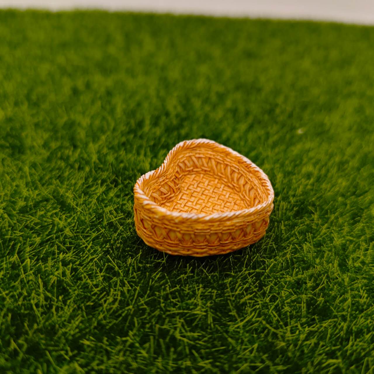 Fairy Garden Accessories Heart Shape Basket