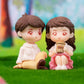 Fairy Garden Figurine Couple Girl Boy