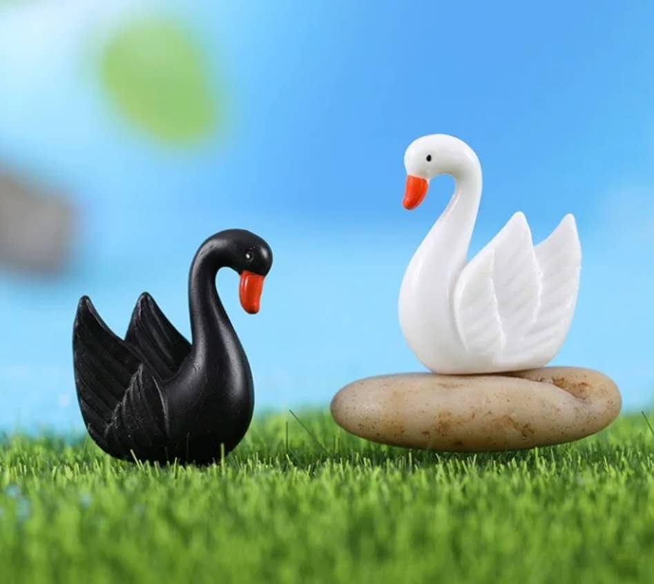 Fairy Garden Accessories Miniature Swan