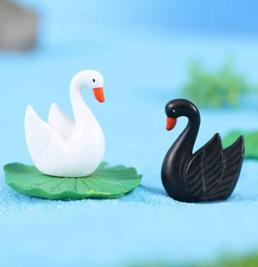Fairy Garden Accessories Miniature Swan