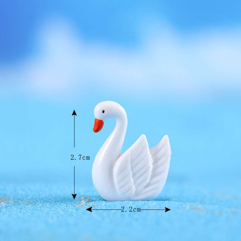 Fairy Garden Accessories Miniature Swan
