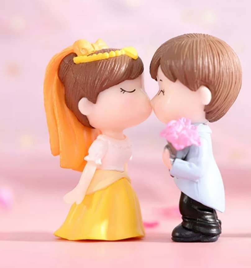 Fairy Garden Figurines Wedding Couple Bride Groom