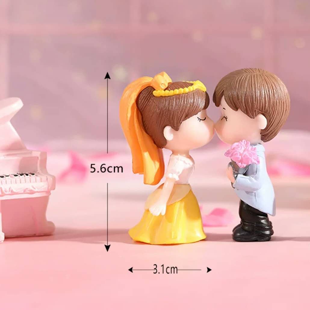 Fairy Garden Figurines Wedding Couple Bride Groom
