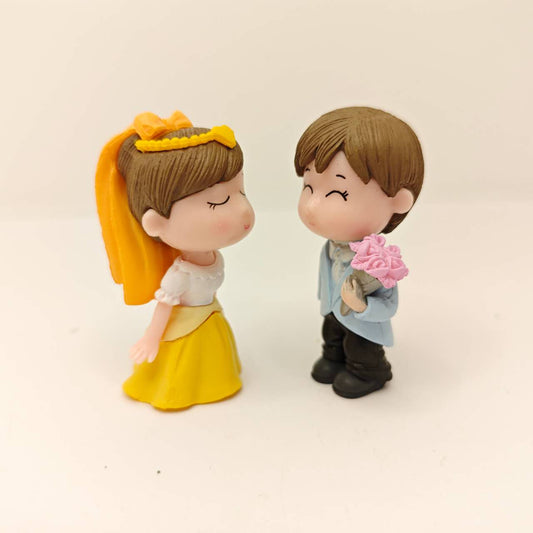 Fairy Garden Figurines Wedding Couple Bride Groom