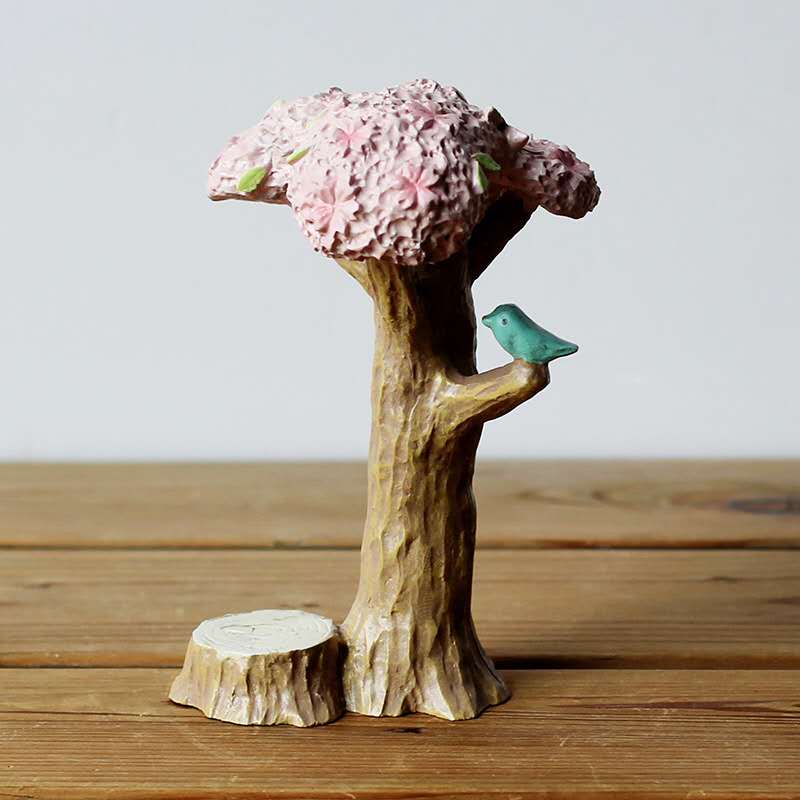 Fairy garden accessories Blossom tree leaf