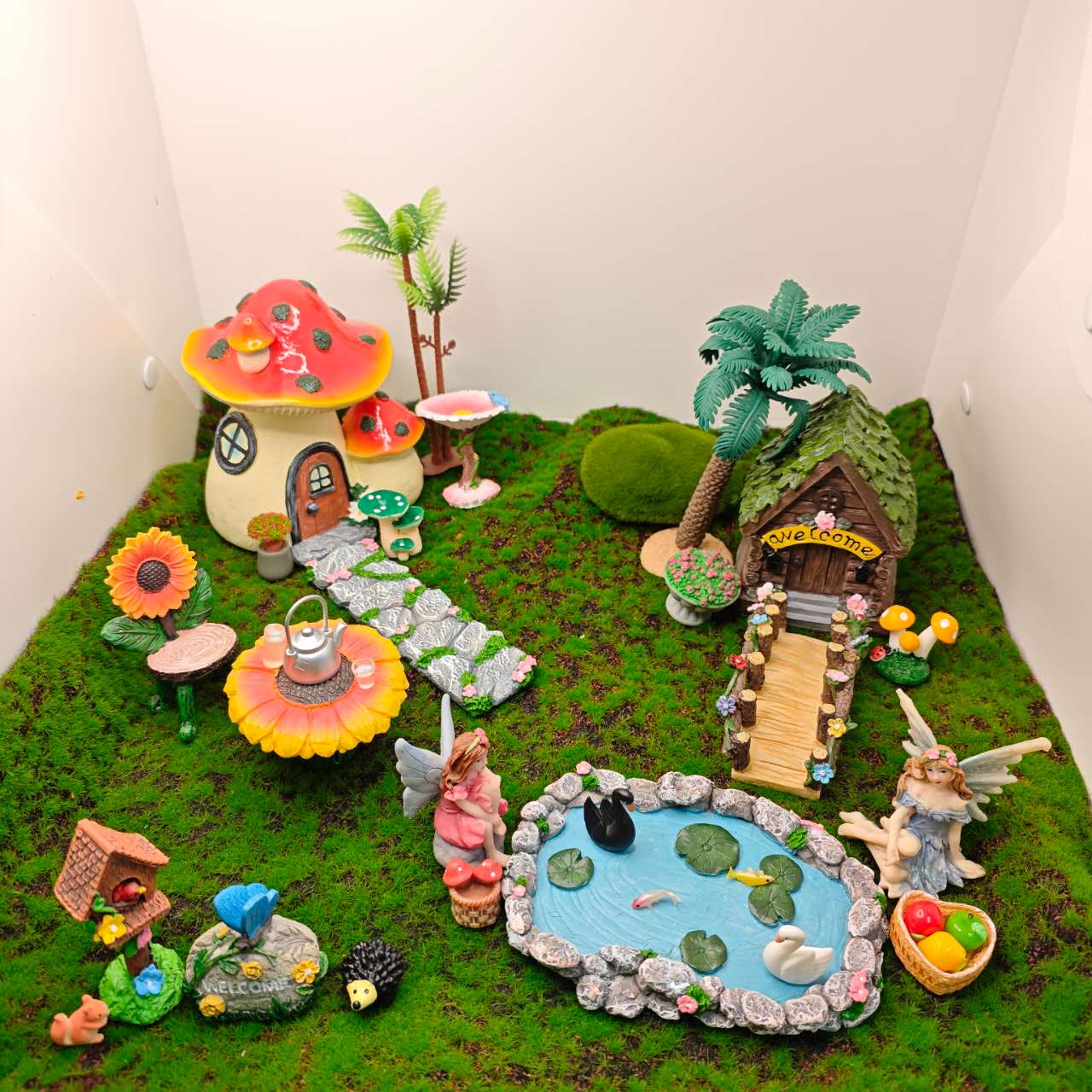 33pcs fairy garden kit