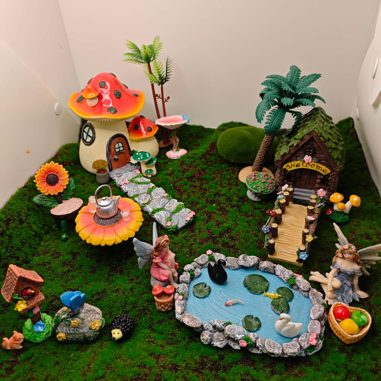 33pcs fairy garden kit
