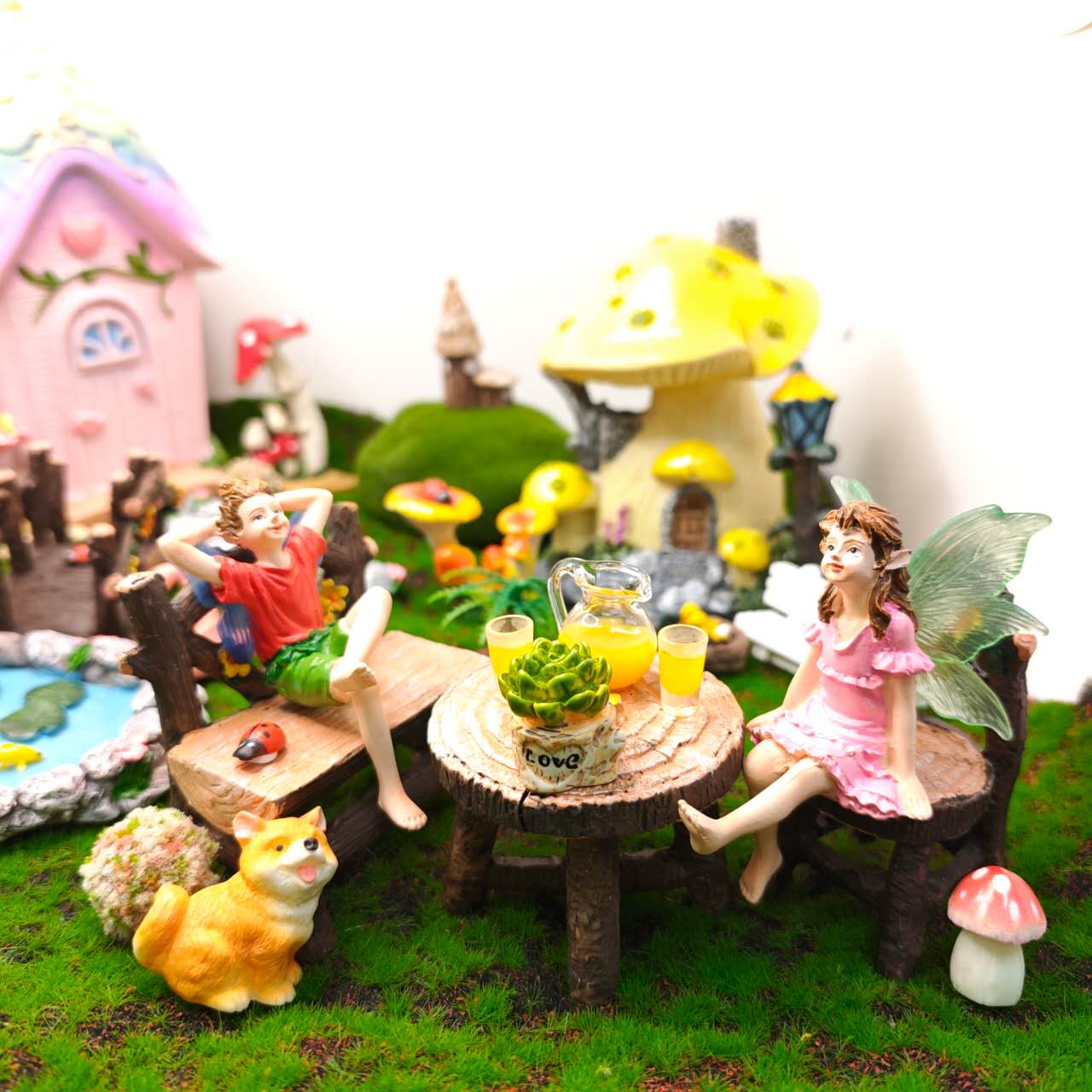 43pcs fairy garden kit