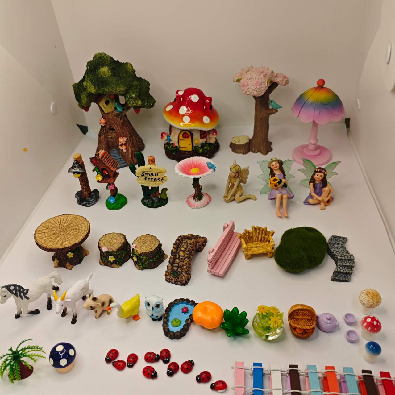 48Pcs fairy garden kit