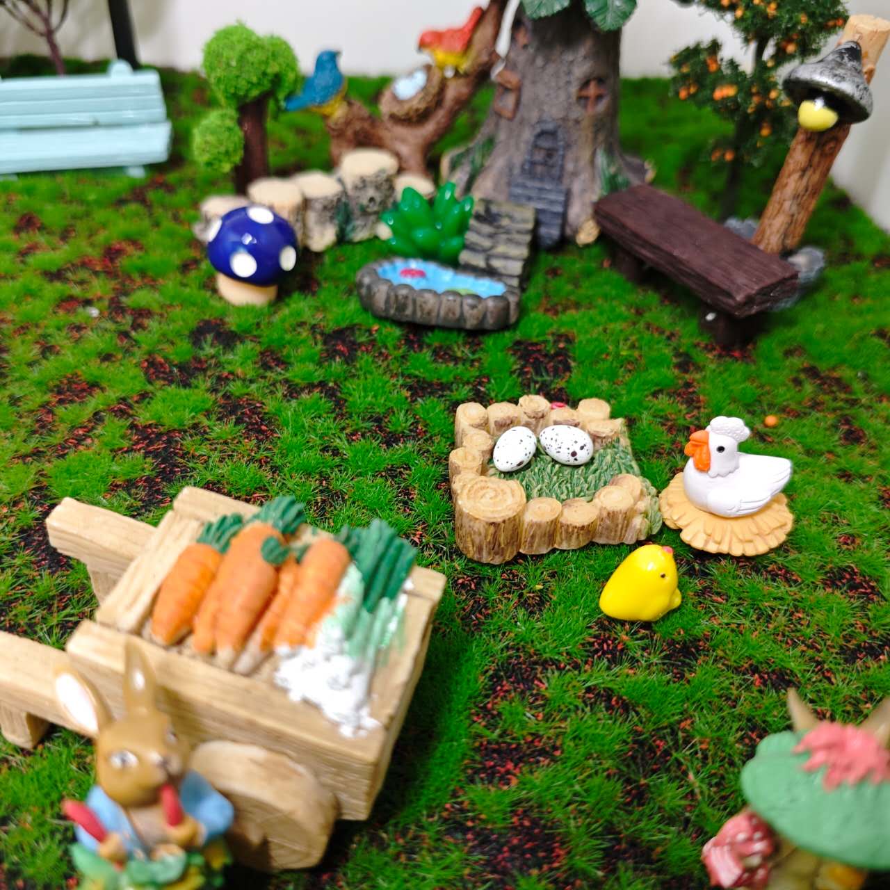 Easter gift fairy garden kit 40pcs