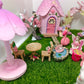 Easter pink fairy garden kit 31pcs