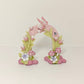 Easter pink fairy garden kit 31pcs