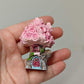 Easter pink fairy garden kit 31pcs