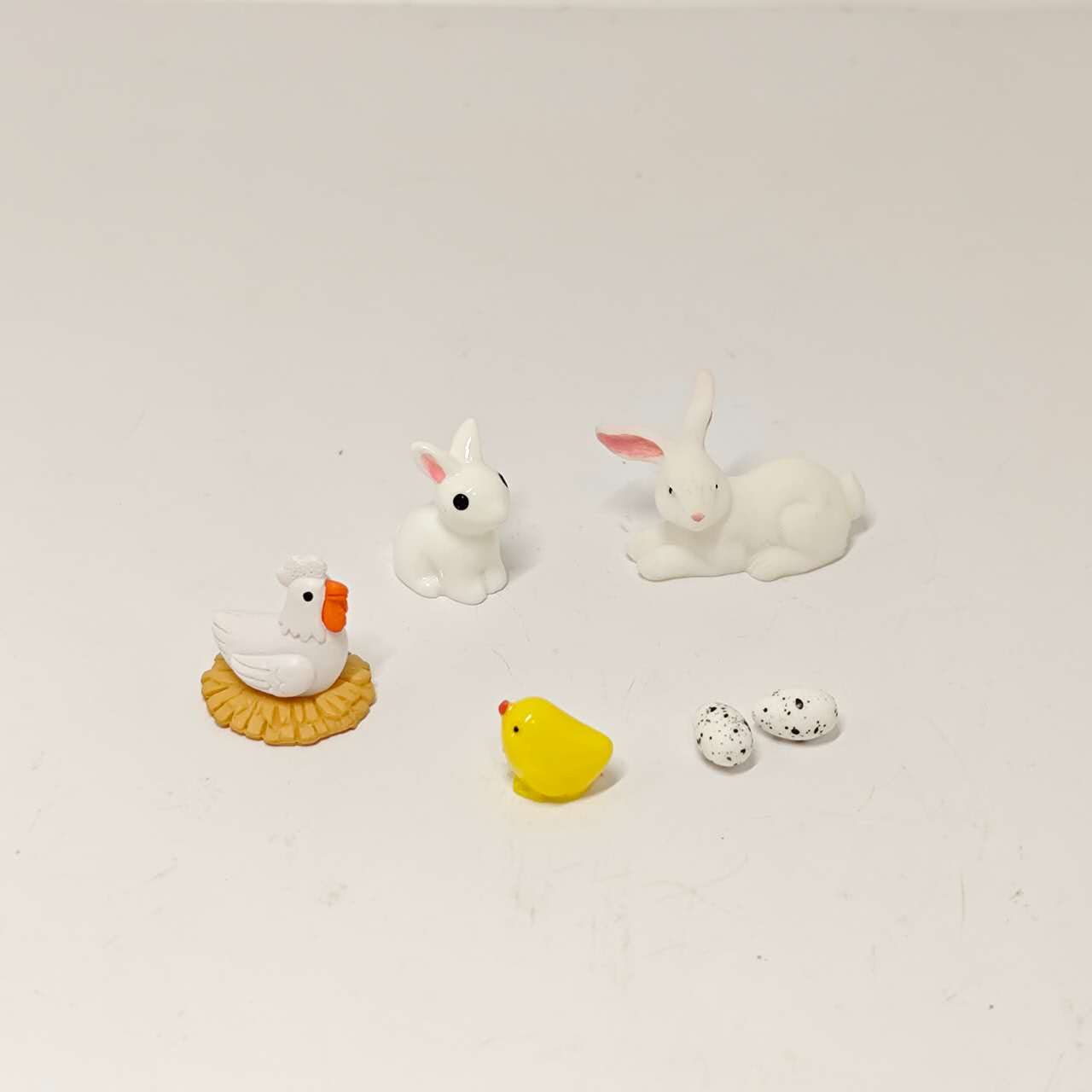 Easter pink fairy garden kit 31pcs