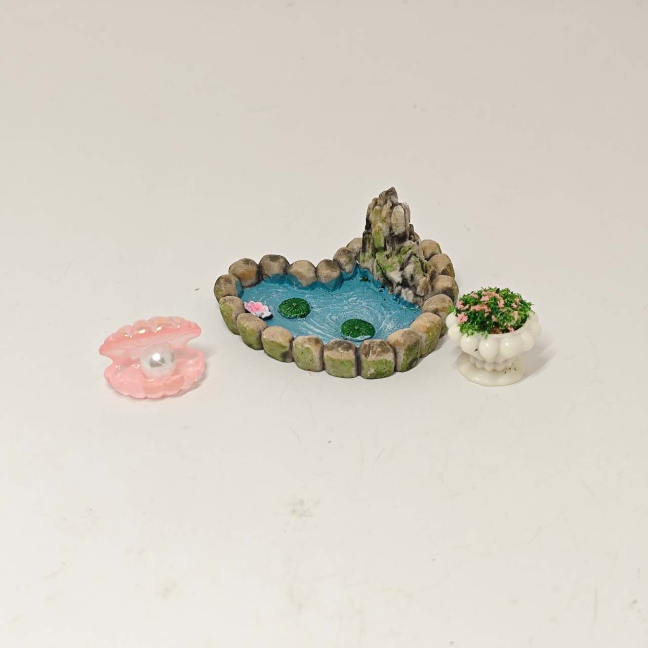 Easter pink fairy garden kit 31pcs