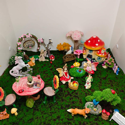 48pcs Fairy Garden Kit