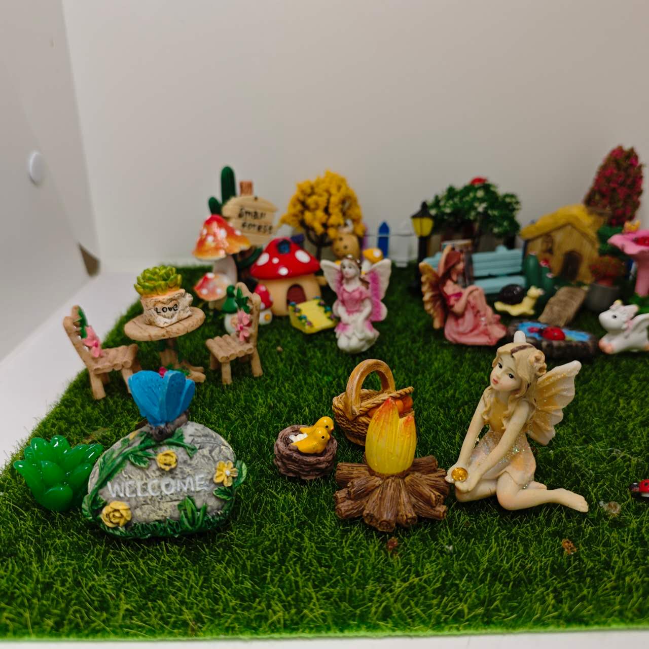 45Pcs Mini Fairy Garden Kit