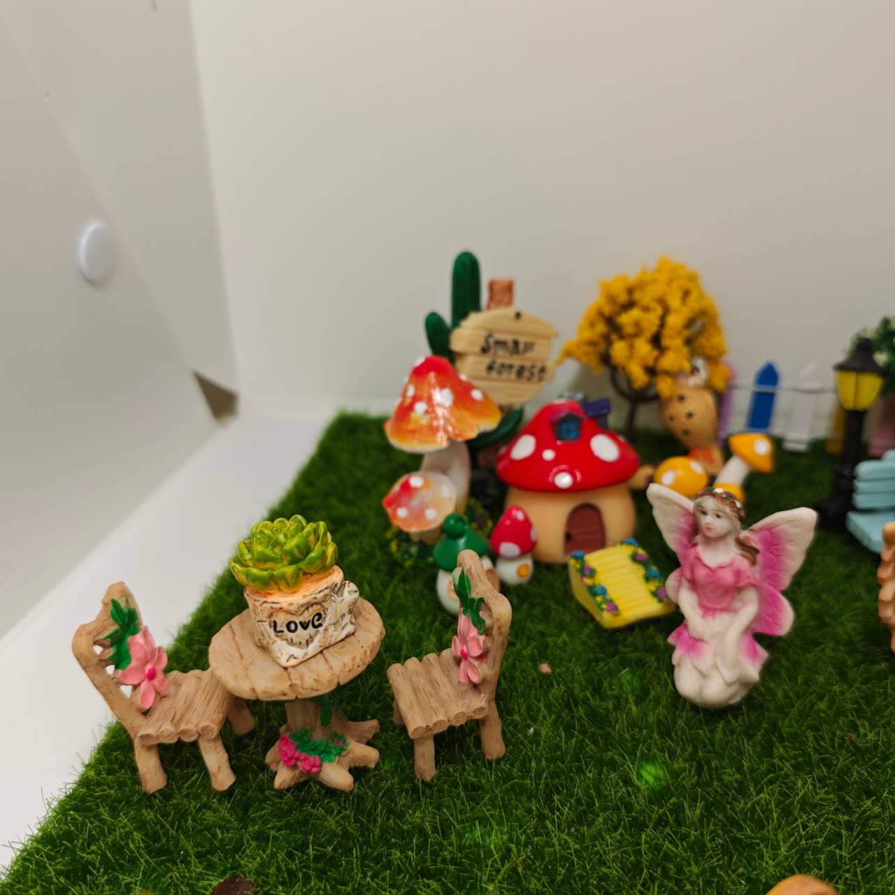 45Pcs Mini Fairy Garden Kit