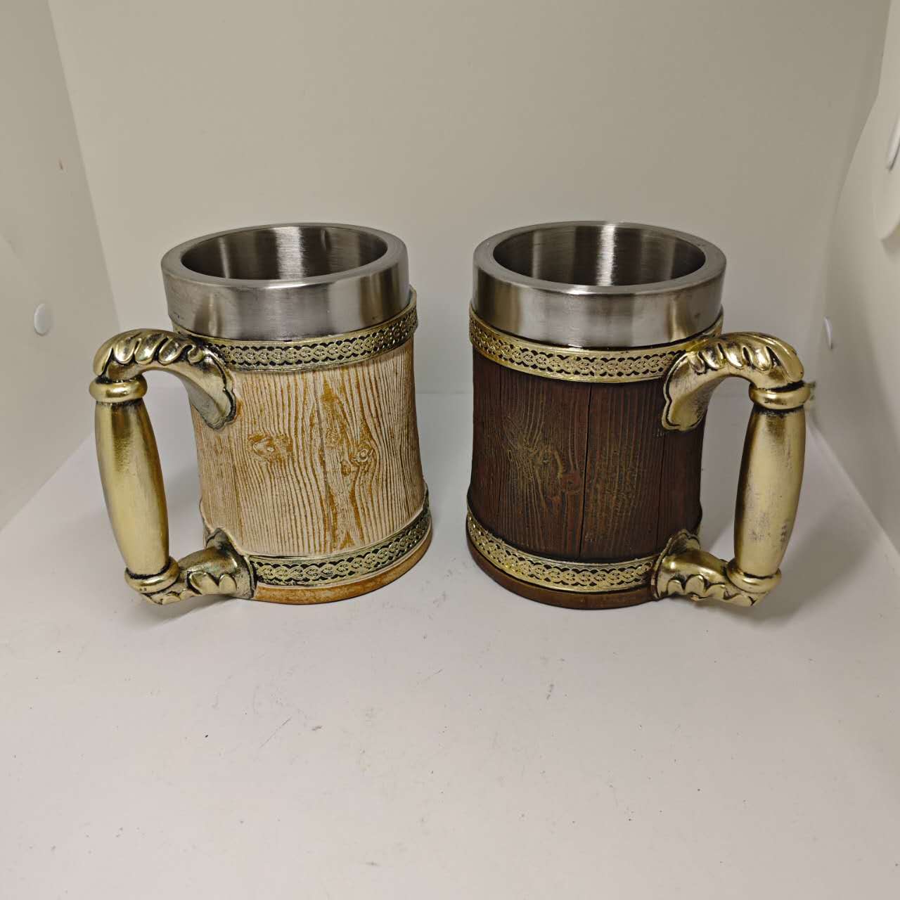 Gothic Rustic Wooden Beer Mug