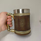 Gothic Rustic Wooden Beer Mug