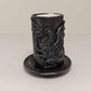 Gothic Dragon Candle Holder with Coaster